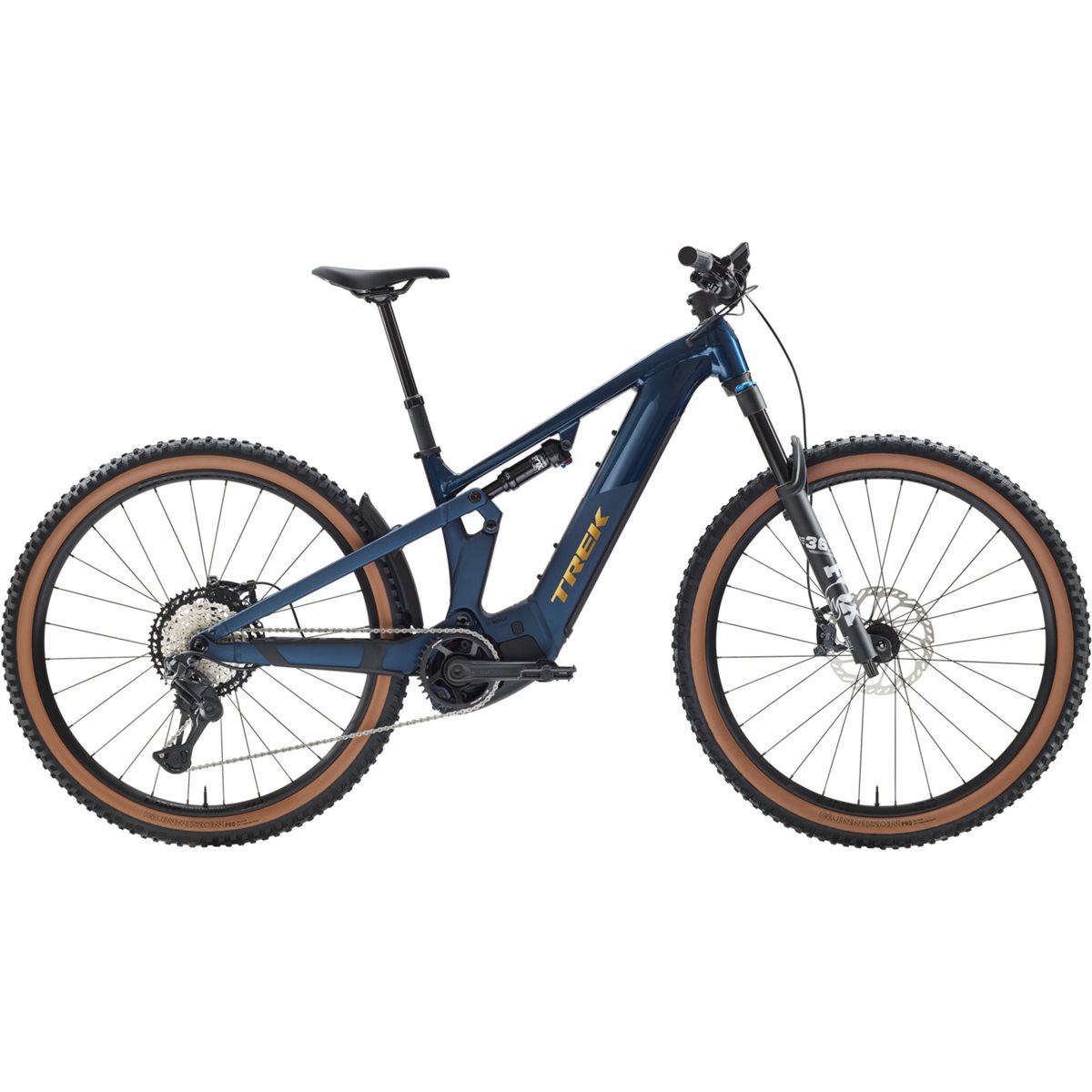 El MTB Trek Powerfly+ FS 8 Gen 4 800Wh Mulsanne