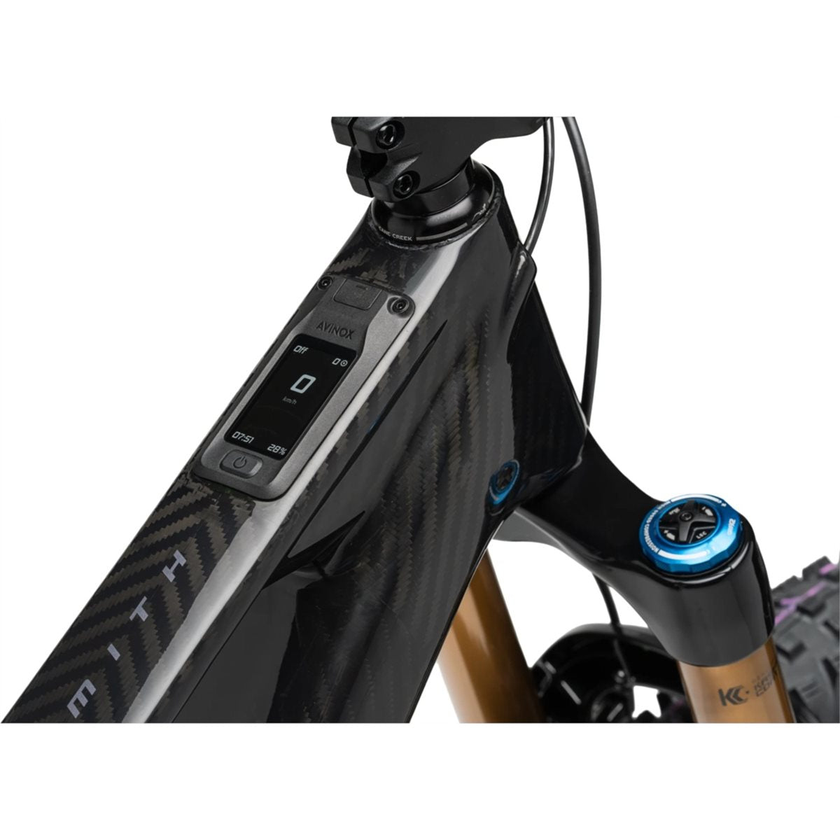 El MTB UNNO MITH Pro Avinox M2S Twill Carbon Weave