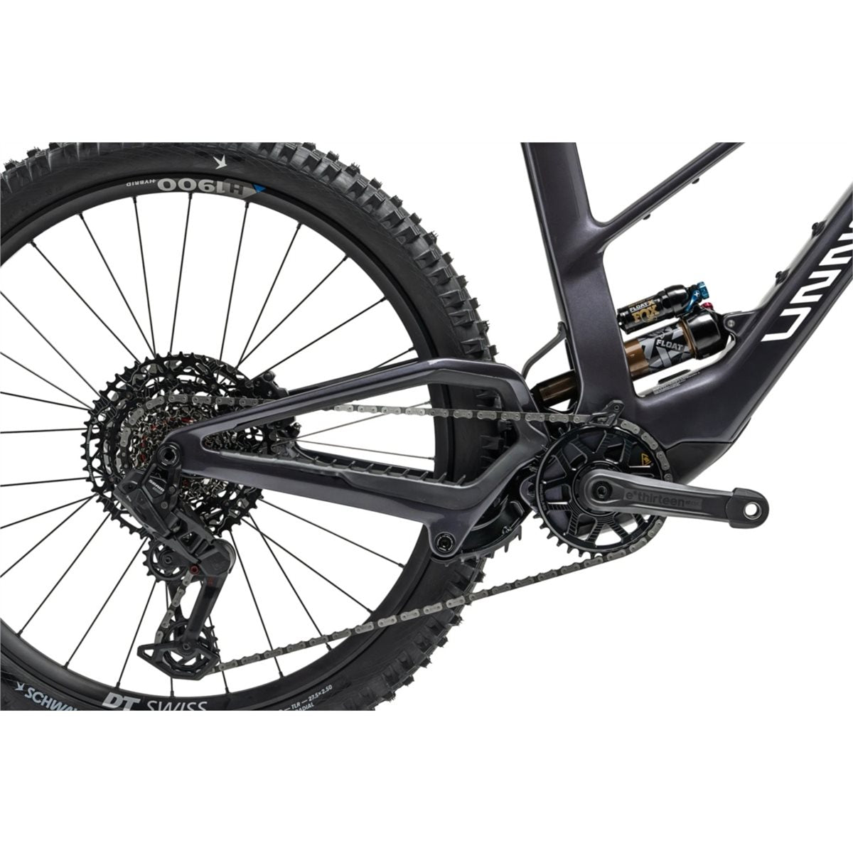 El MTB UNNO MITH Race Avinox M2S Liquid Graphite