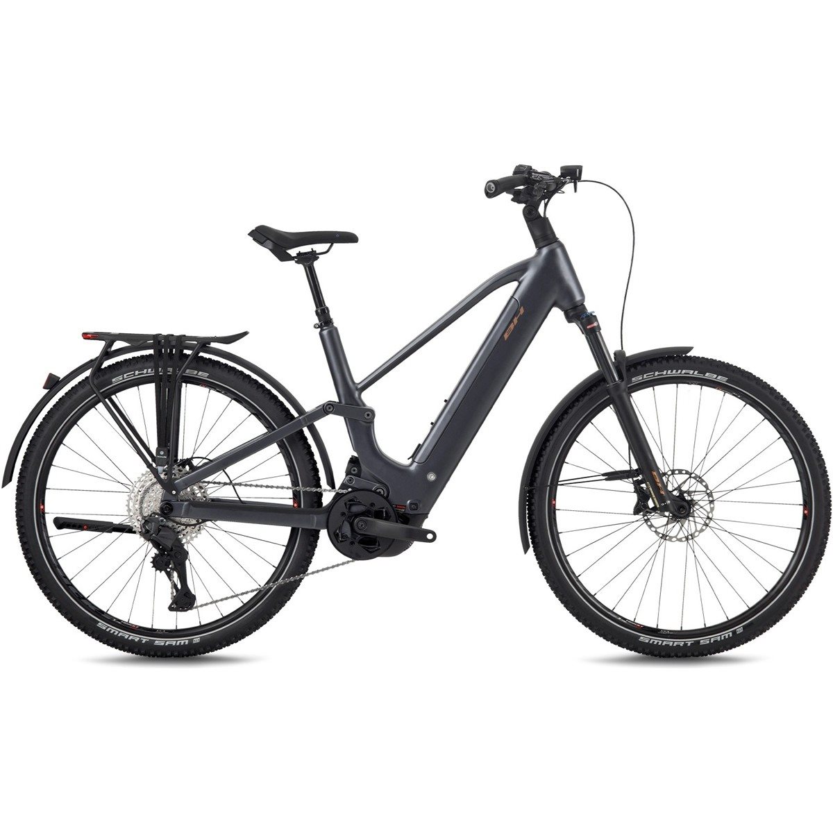 Elcykel BH Atom+ NX Suv Grey/Orange/Grey