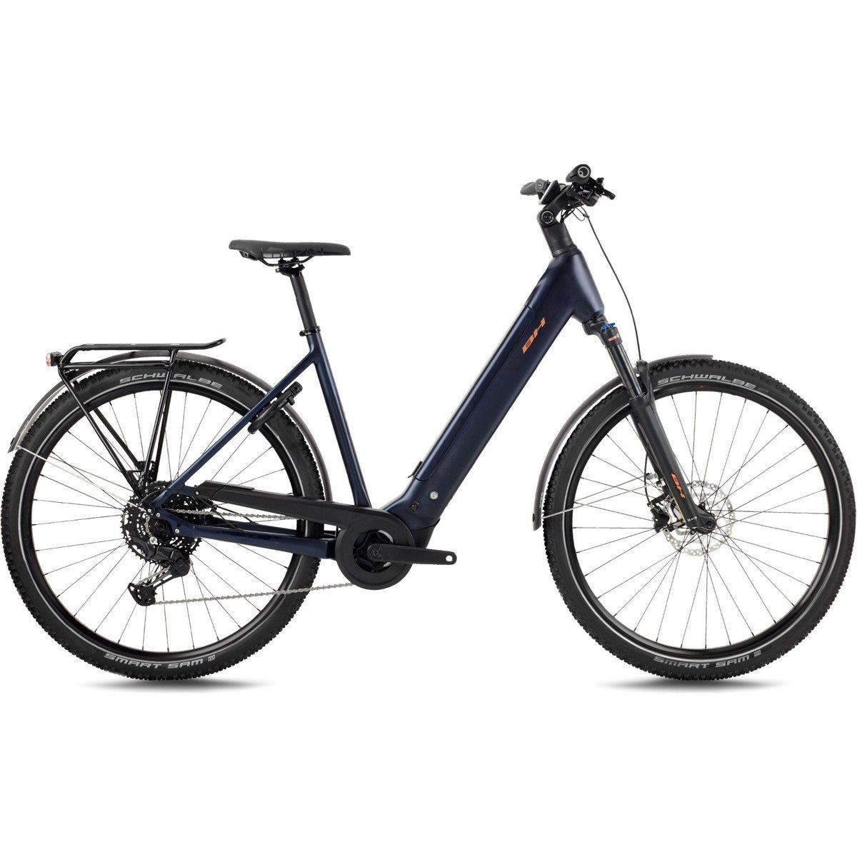 Elcykel BH Atom+ NX Wave Dark Blue/Golden/Dark Blue