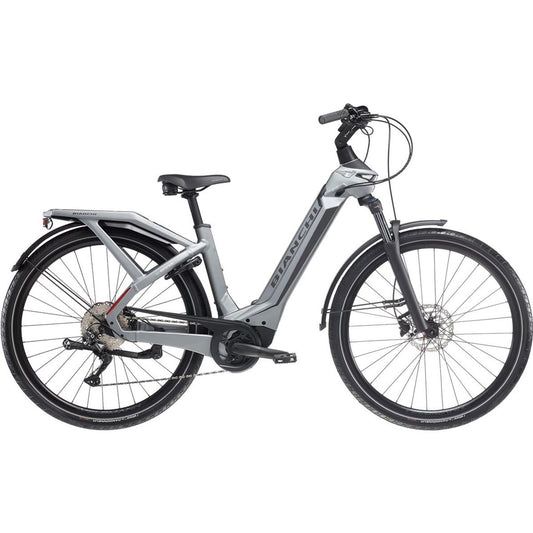 Elcykel Bianchi E-Omnia C Purion Grå