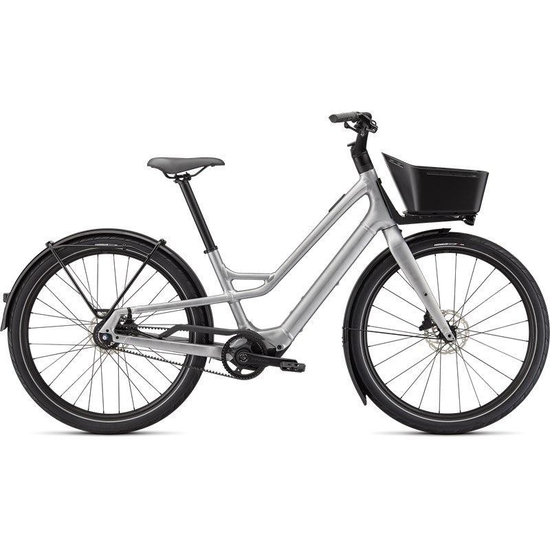Elcykel Como SL 5.0Brushed Silver / Transparent
