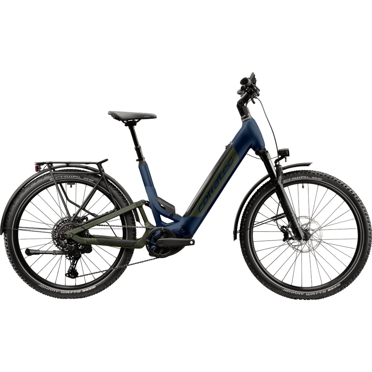 Elcykel Corratec E-Power MTC 100 LTD Dark Blue/Dark Olive