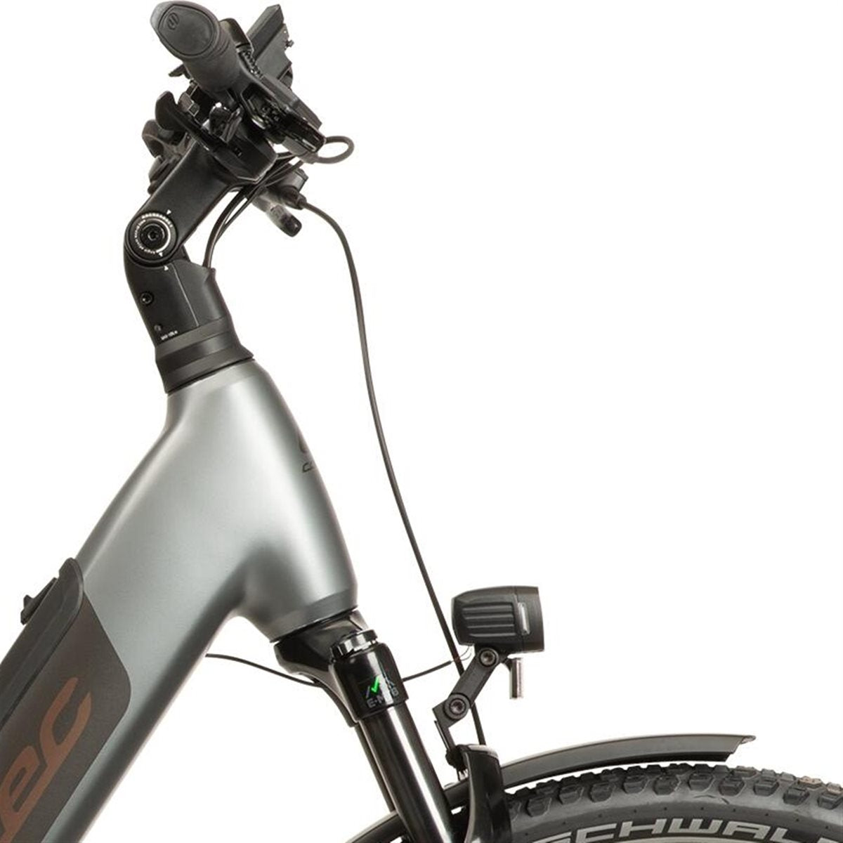 Elcykel Corratec E-Power MTC 100 Wave CX8 Dark Silver/Bronze/Black