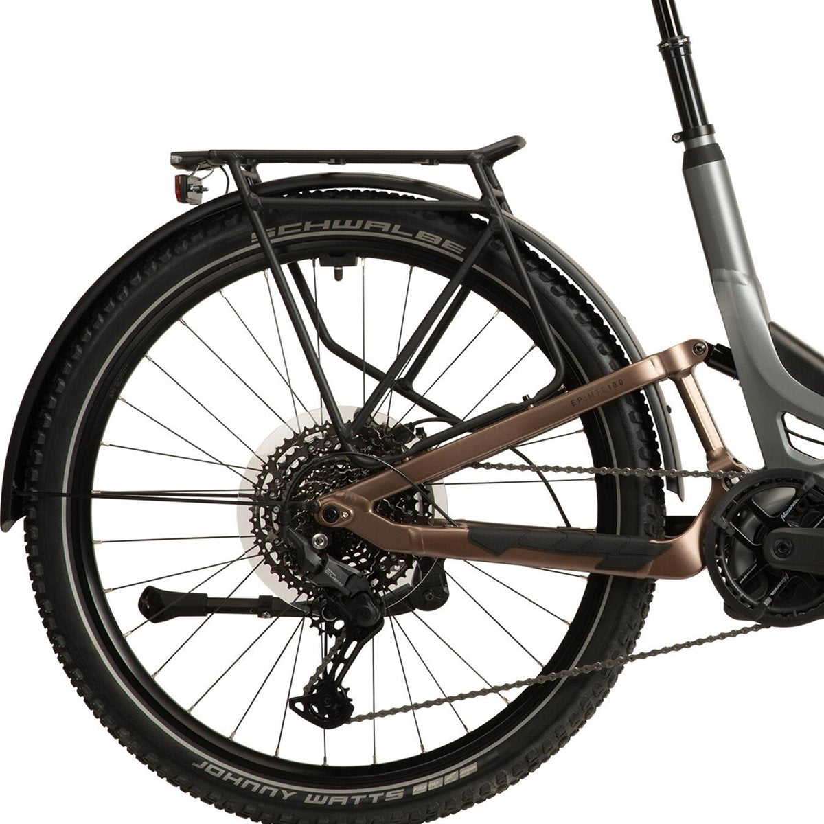 Elcykel Corratec E-Power MTC 100 Wave CX8 Dark Silver/Bronze/Black
