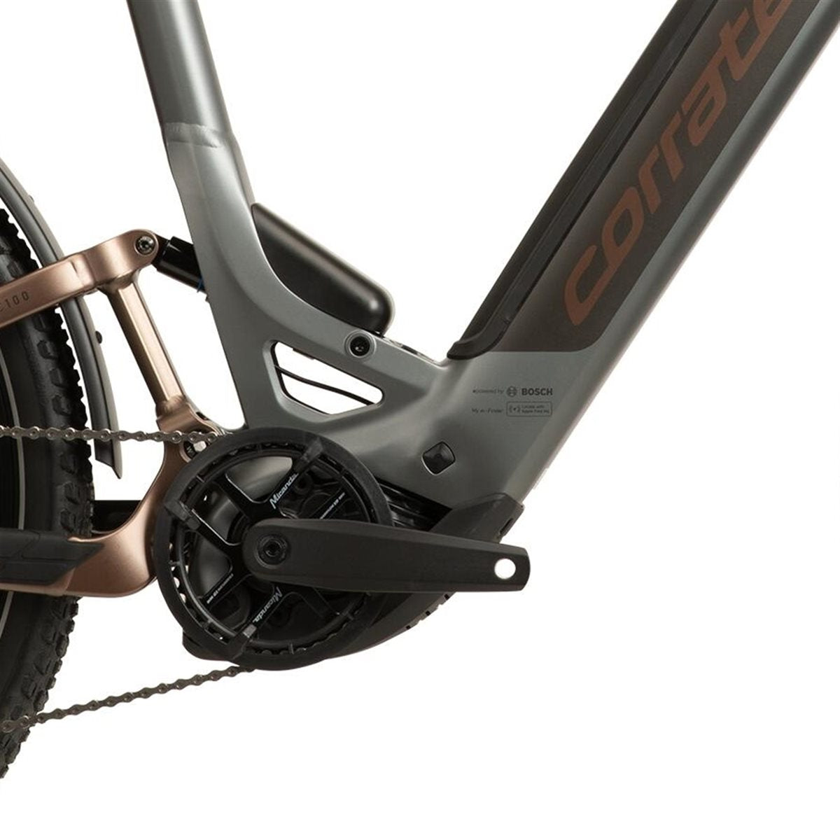 Elcykel Corratec E-Power MTC 100 Wave CX8 Dark Silver/Bronze/Black