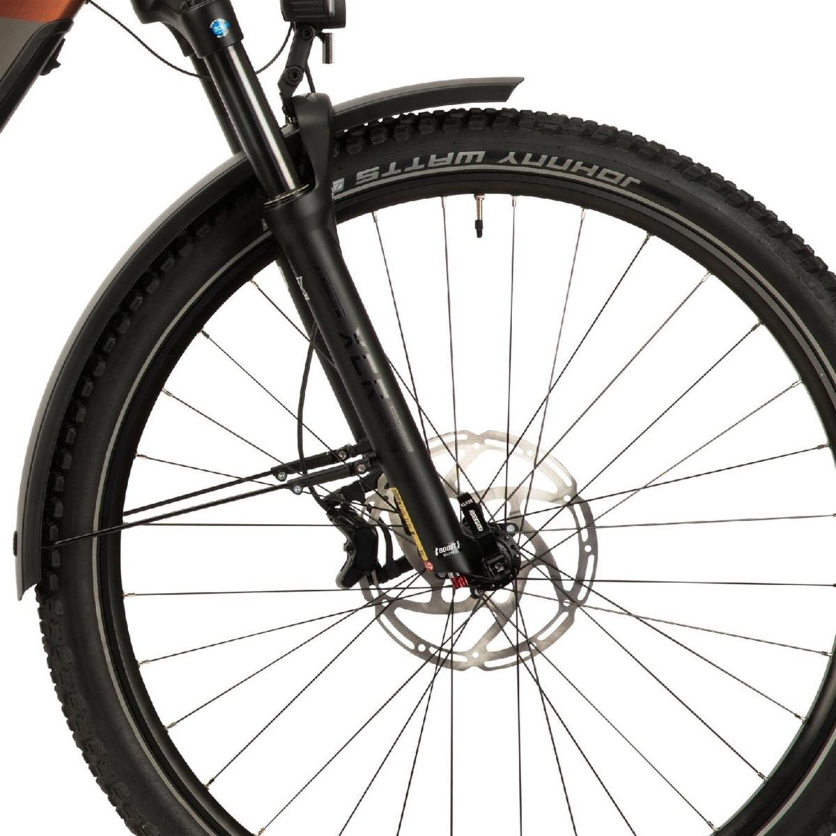 Elcykel Corratec E-Power MTC 120 Brown/Dark Grey/Light Green