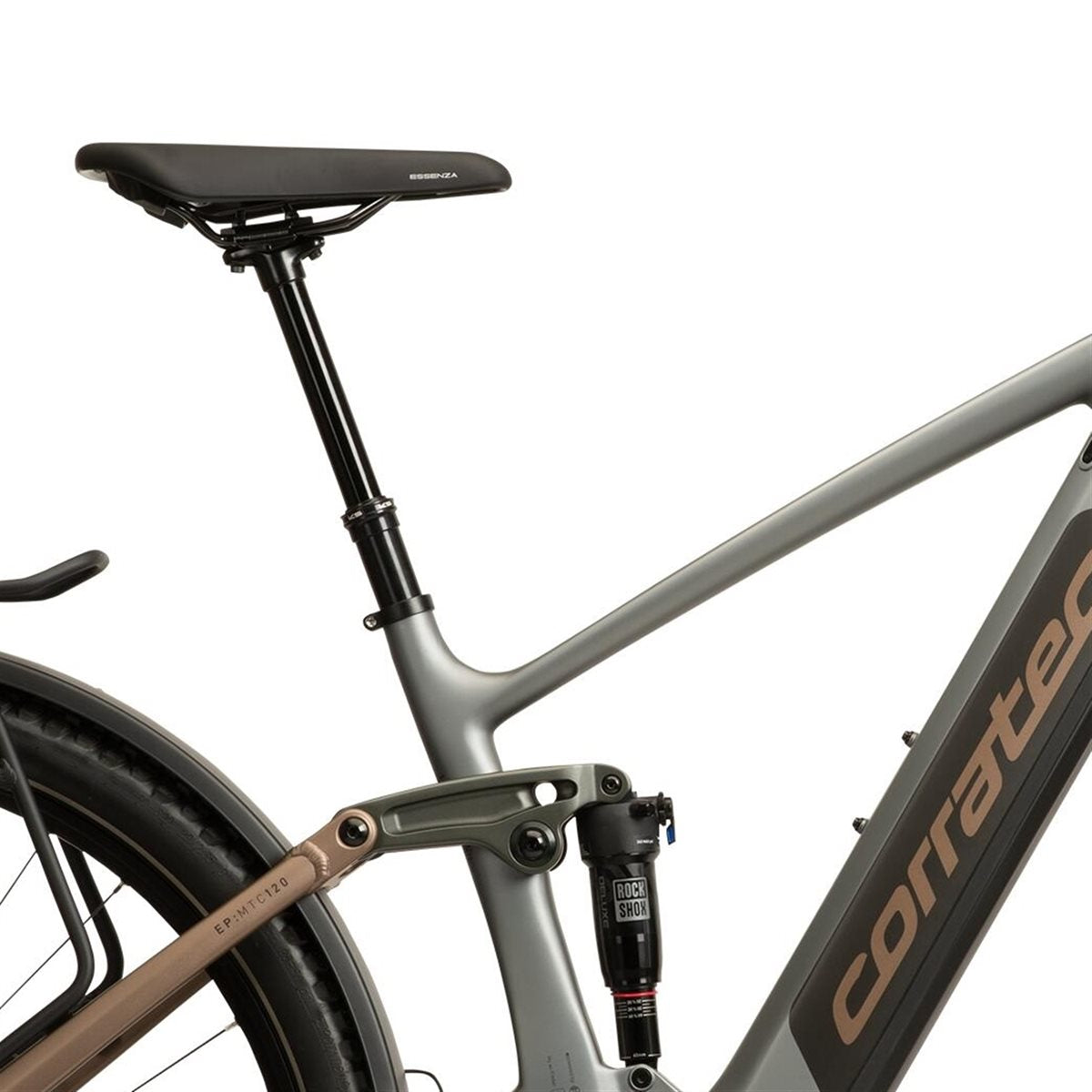 Elcykel Corratec E-Power MTC 120 Elite Dark Silver/Bronze/Black