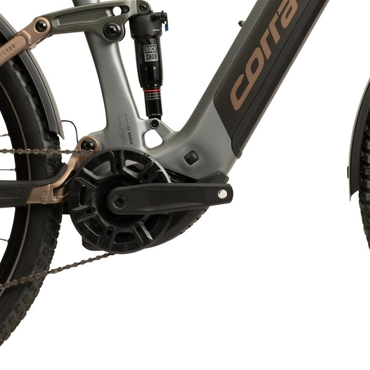 Elcykel Corratec E-Power MTC 120 Elite Dark Silver/Bronze/Black