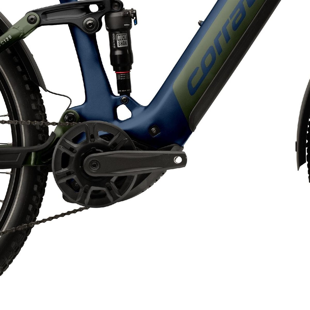 Elcykel Corratec E-Power MTC 120 LTD Dark Blue/Dark Olive