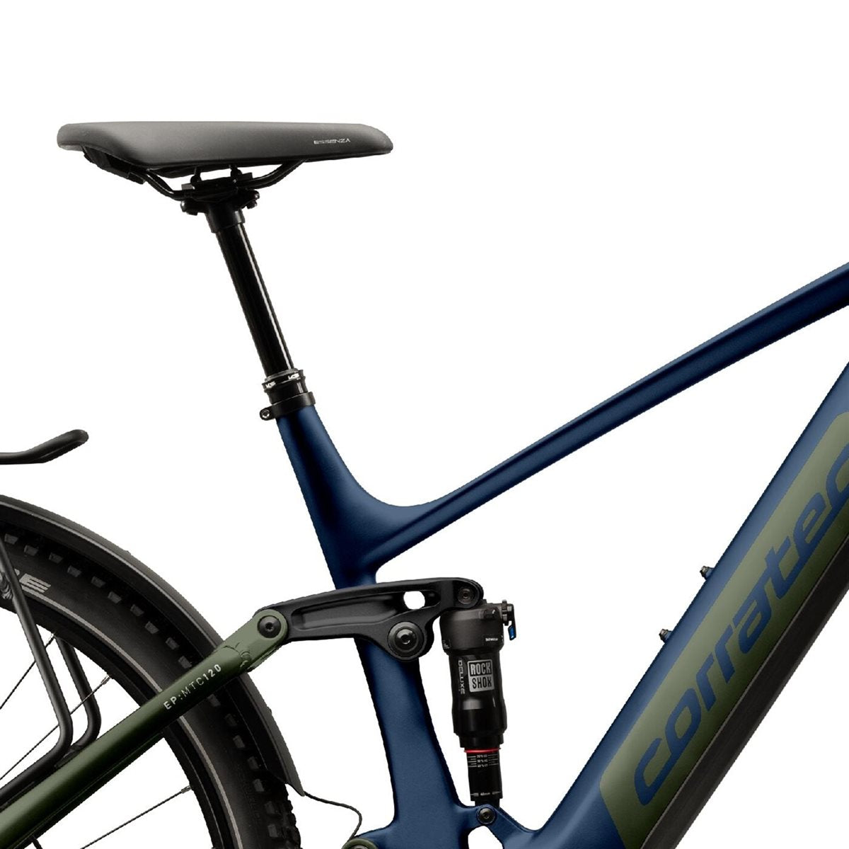 Elcykel Corratec E-Power MTC 120 LTD Dark Blue/Dark Olive