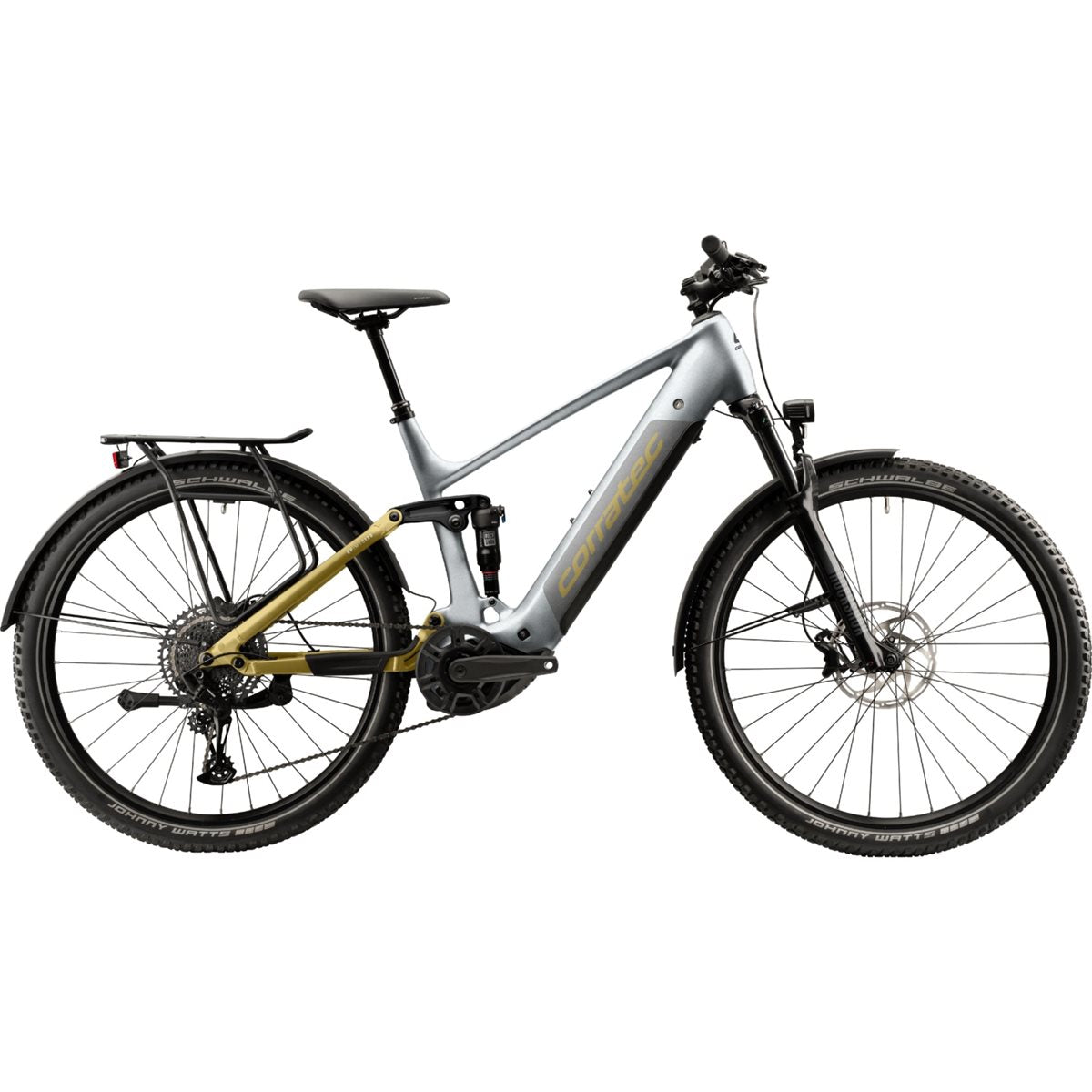 Elcykel Corratec E-Power MTC 120 Pro White/Light Gold/Silver