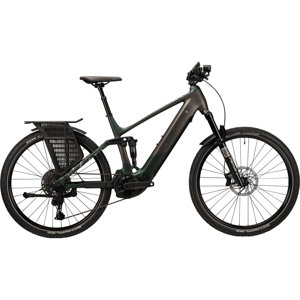 Elcykel Corratec E-Power MTC 140 Huberbuam Elite Anthracite/Dark Green