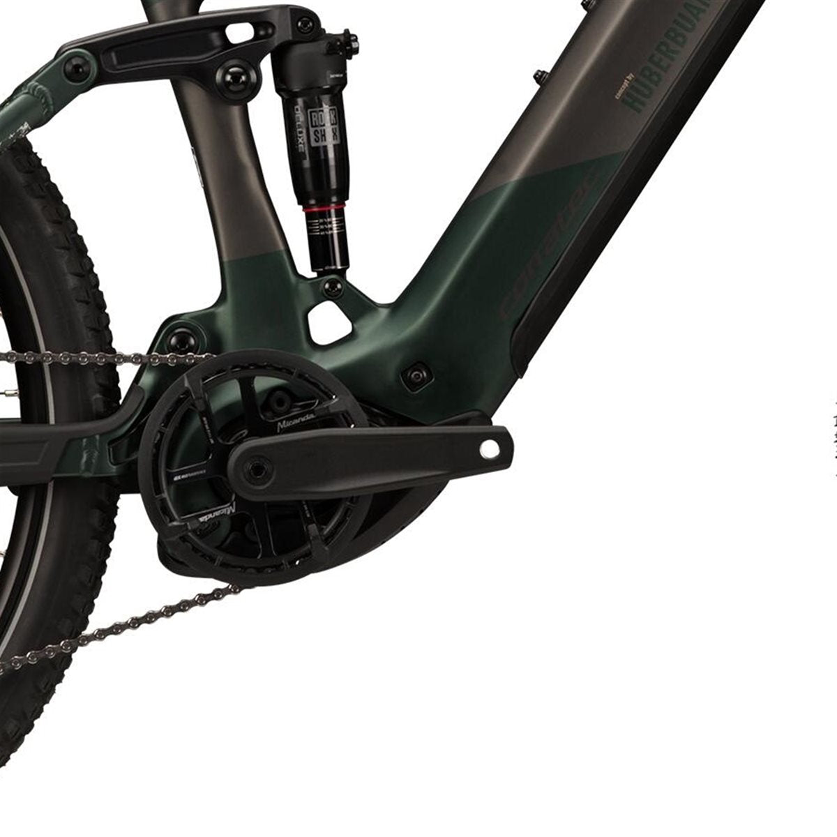 Elcykel Corratec E-Power MTC 140 Huberbuam Elite Anthracite/Dark Green