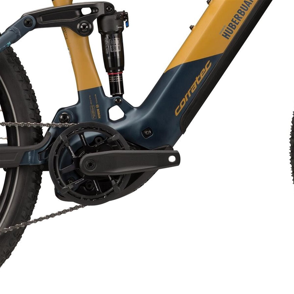 Elcykel Corratec E-Power MTC 140 Huberbuam Pro Ochre/Dark Blue