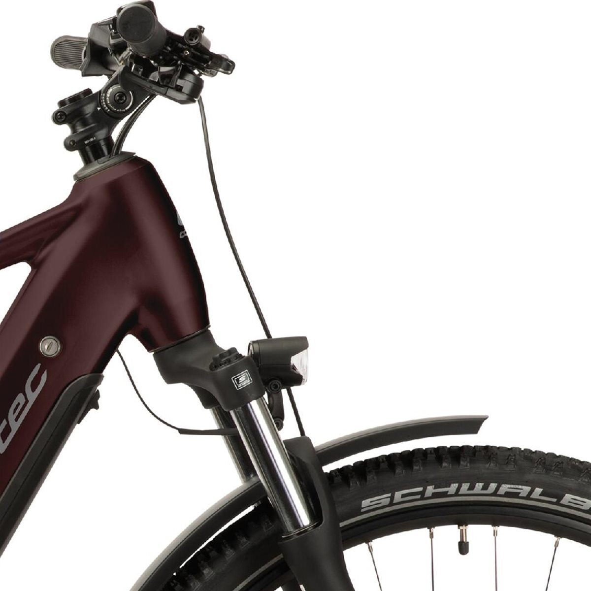 Elcykel Corratec E-Power MTC CX6 Gent Red-Brown/Dark Blue/Dark Silver