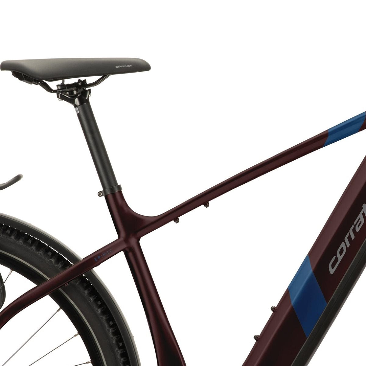Elcykel Corratec E-Power MTC CX6 Gent Red-Brown/Dark Blue/Dark Silver