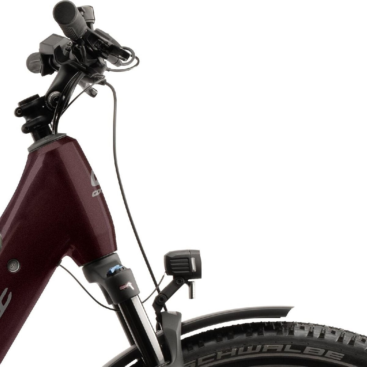 Elcykel Corratec E-Power MTC CX6 Wave Red-Brown/Dark Blue/Dark Silver