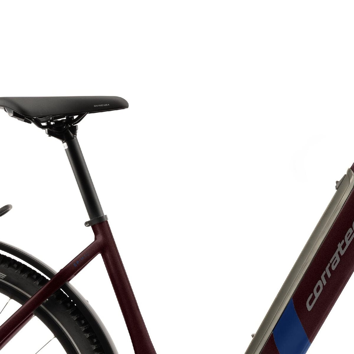 Elcykel Corratec E-Power MTC CX6 Wave Red-Brown/Dark Blue/Dark Silver