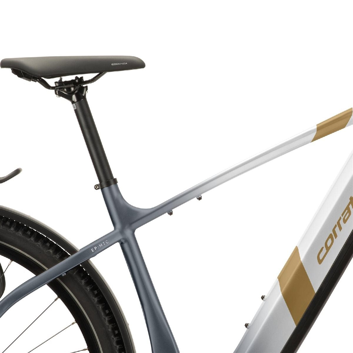 Elcykel Corratec E-Power MTC Elite CX8 Gent White/Dark Silver/Dark Beige