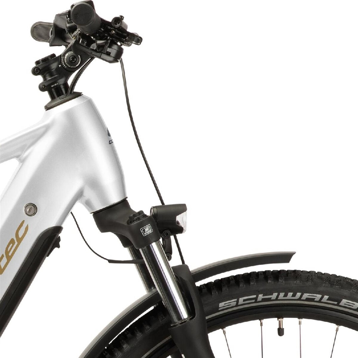 Elcykel Corratec E-Power MTC Elite CX8 Gent White/Dark Silver/Dark Beige