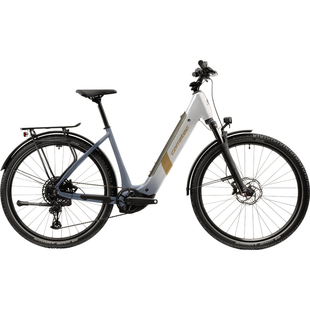 Elcykel Corratec E-Power MTC Elite CX8 Wave White/Dark Silver/Dark Beige