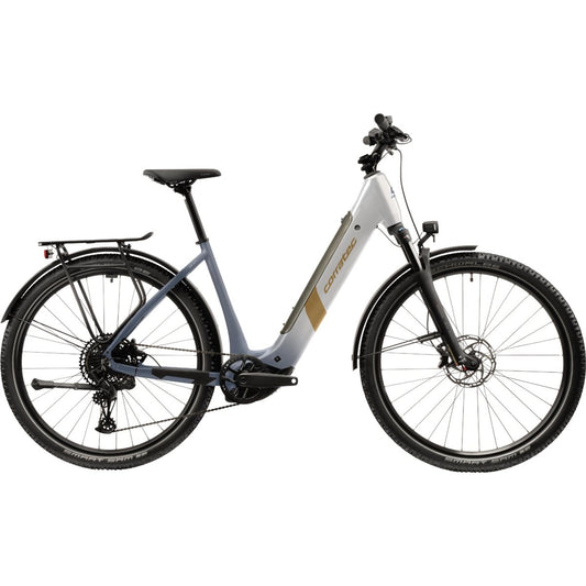 Elcykel Corratec E-Power MTC Elite CX8 Wave White/Dark Silver/Dark Beige