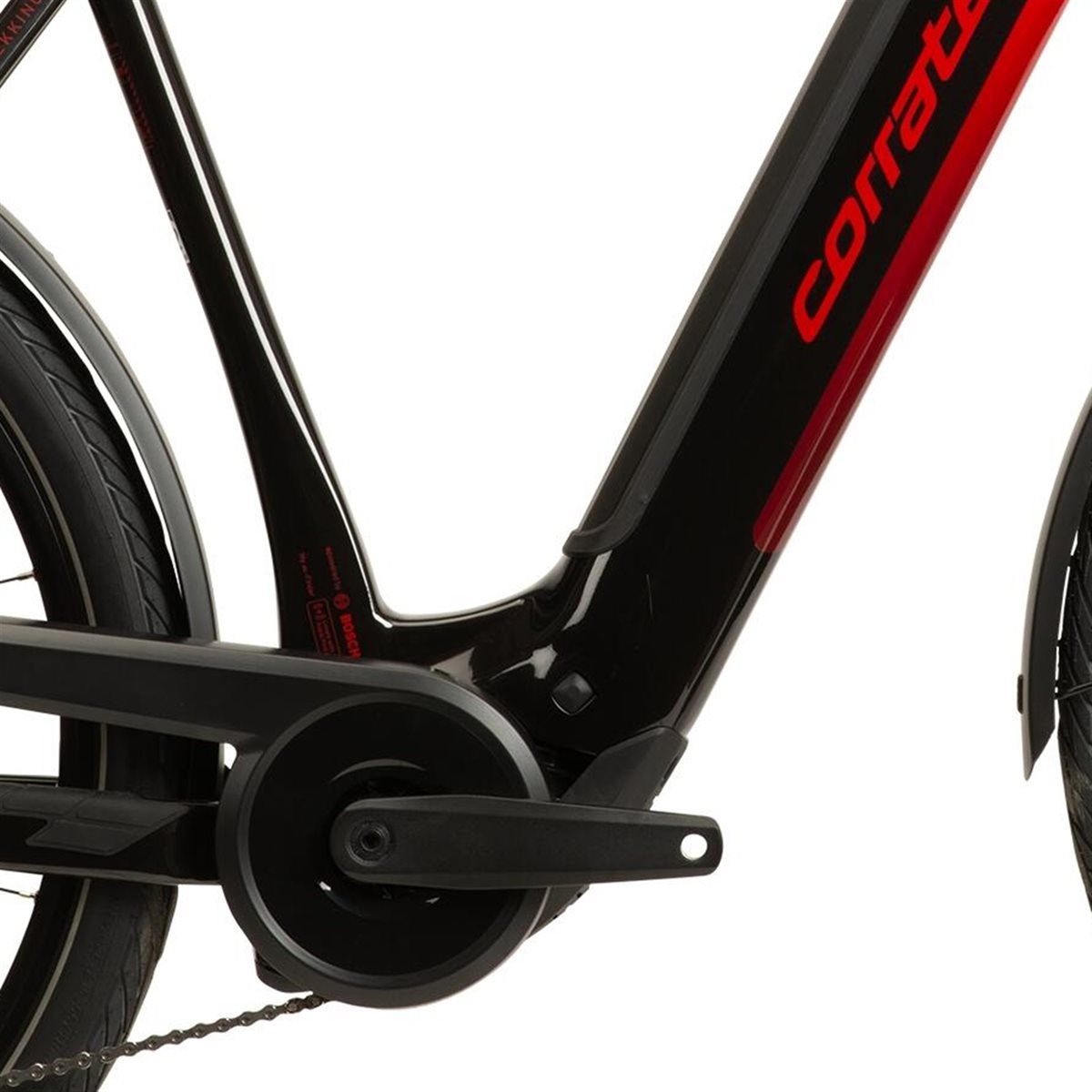 Elcykel Corratec E-Power Trekking 28 CX6 Wave Black/Red