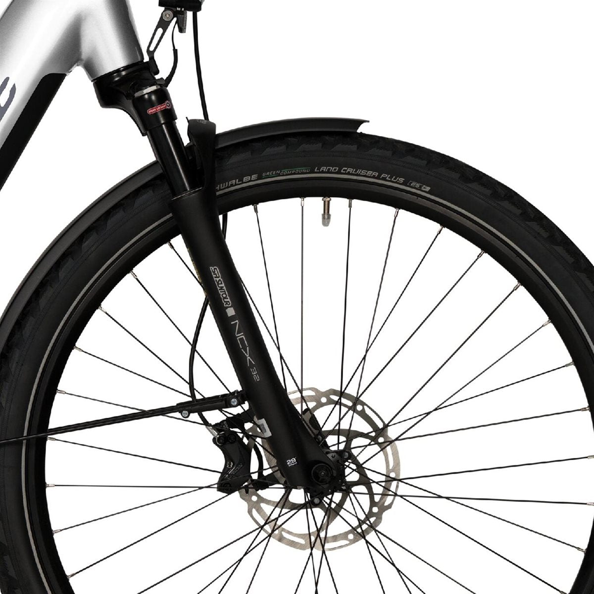 Elcykel Corratec E-Power Trekking 28 CX8 Gent White/Dark Grey/Black