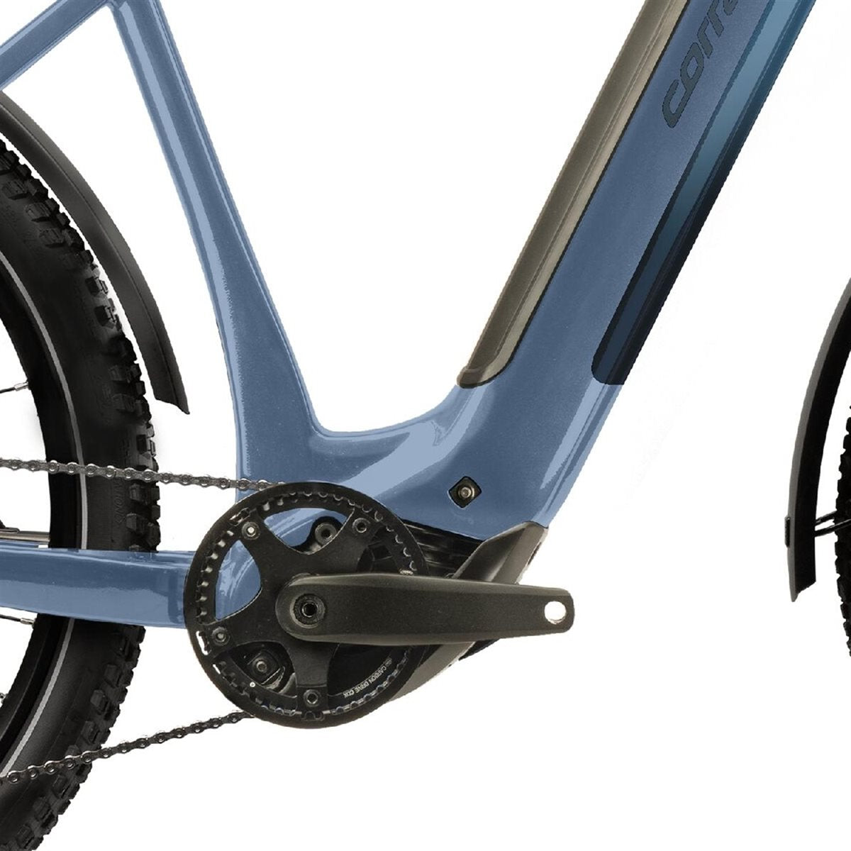 Elcykel Corratec E-Power Trekking 28 P6 8S Wave Blue Silver/Dark Blue-Grey