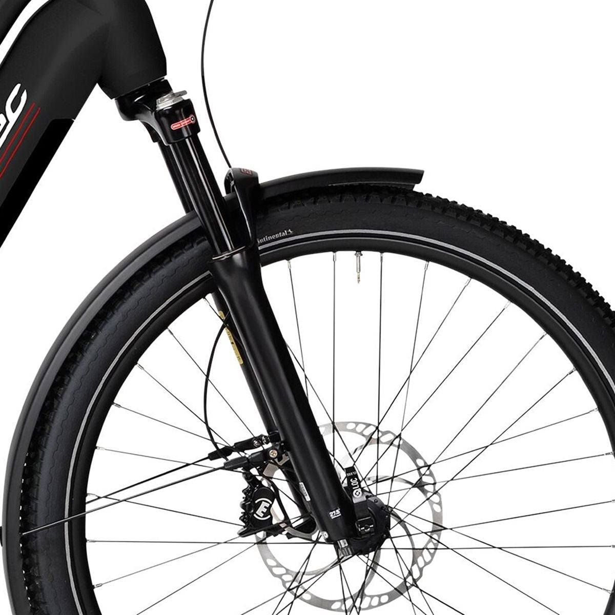 Elcykel Corratec Life CX6 Classic Black/Red/White