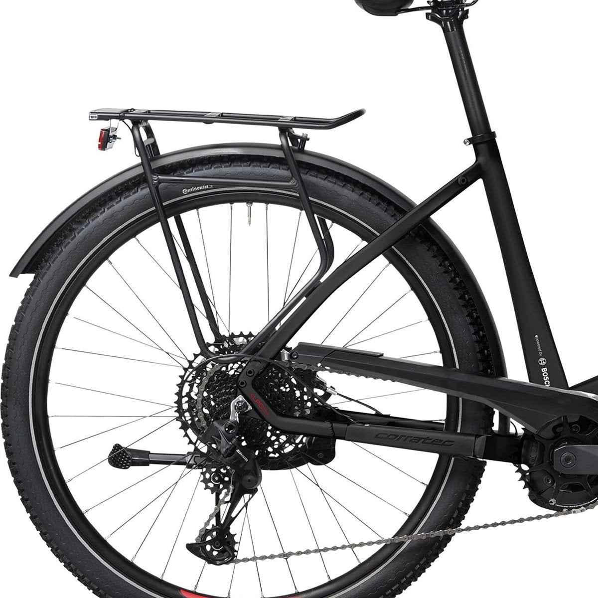 Elcykel Corratec Life CX6 Classic Black/Red/White