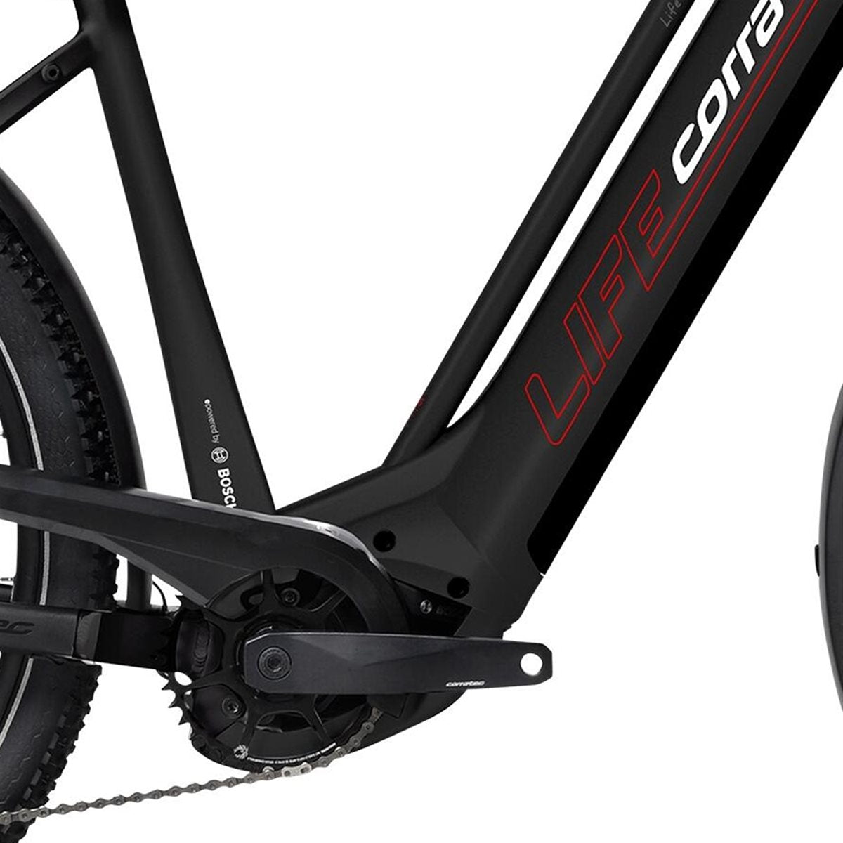 Elcykel Corratec Life CX6 Classic Black/Red/White