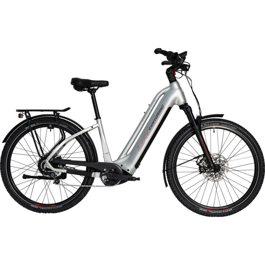 Elcykel Corratec Life CX6 Classic Enviolo Silver/Red/Grey