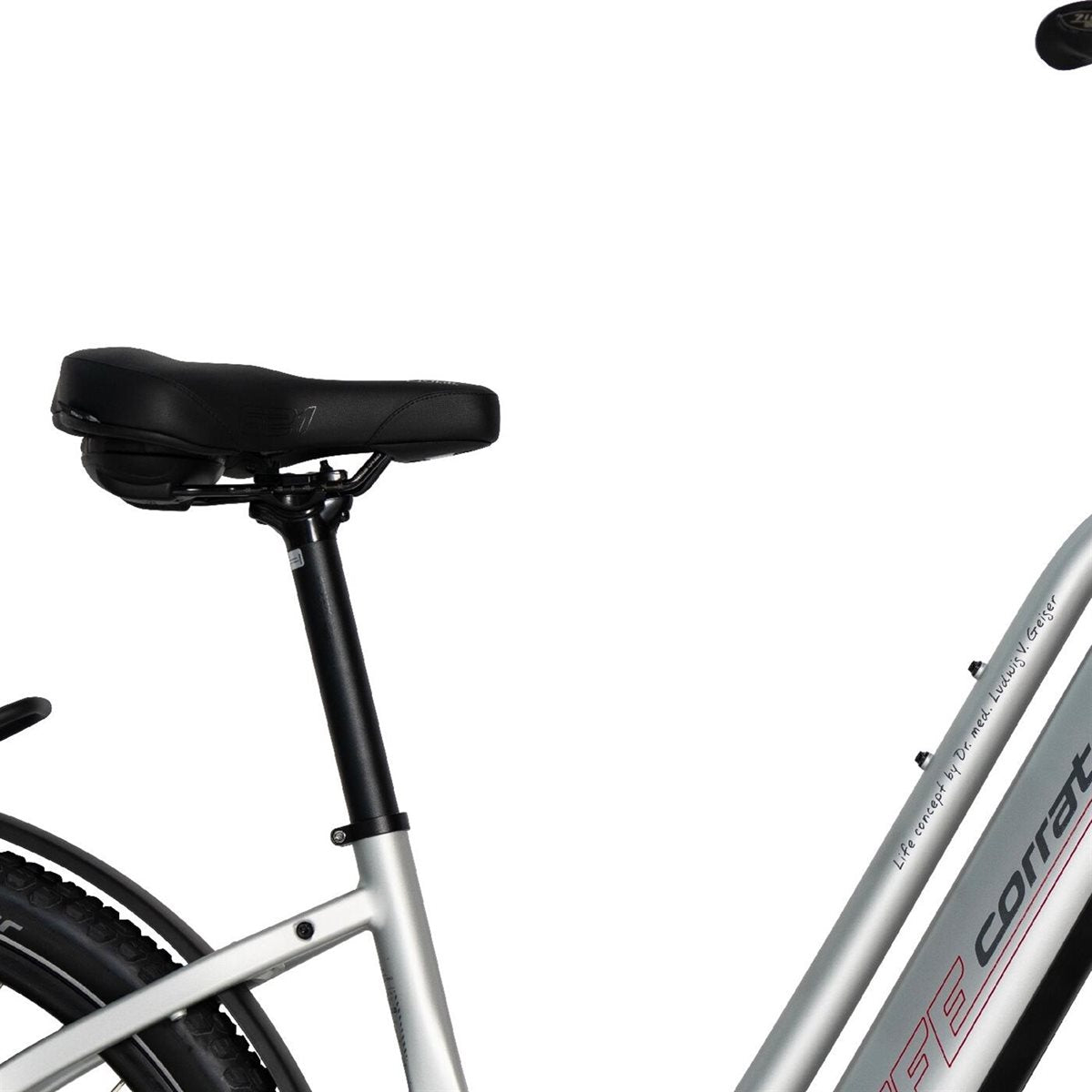 Elcykel Corratec Life CX6 Classic Silver/Red/Grey
