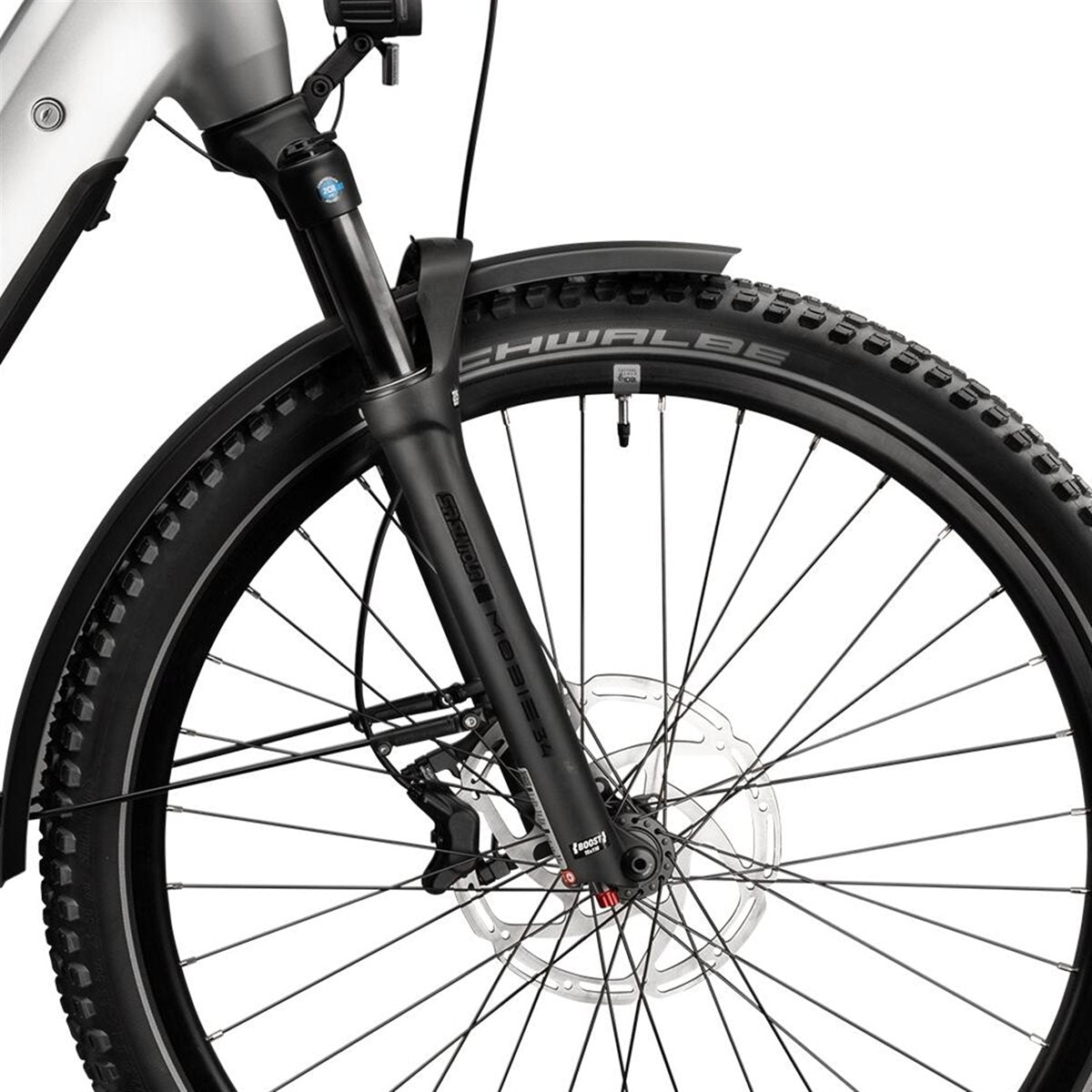 Elcykel Corratec Life CX8 12S Dark Grey/Silver/Red