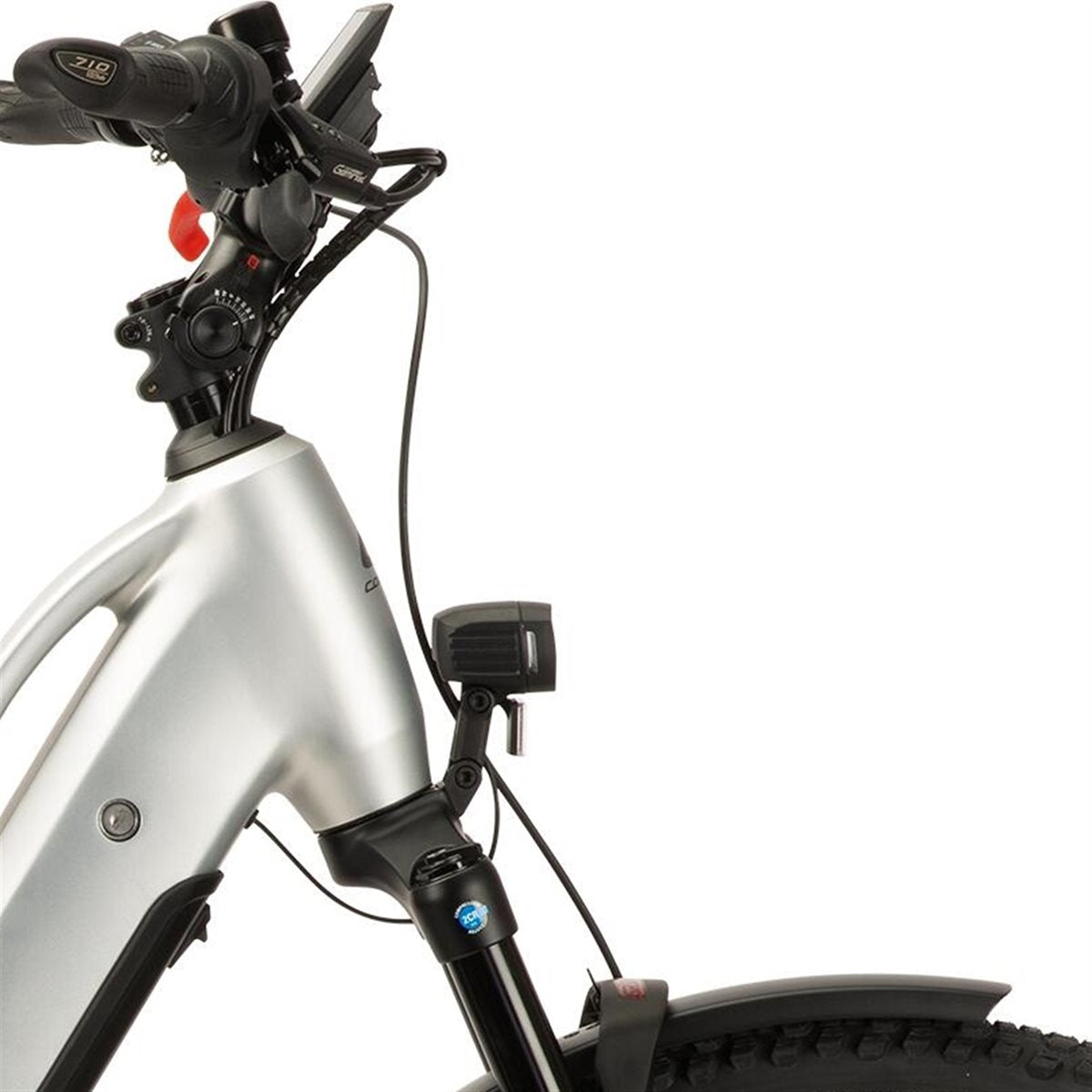 Elcykel Corratec Life CX8 Belt Dark Grey/Silver/Red