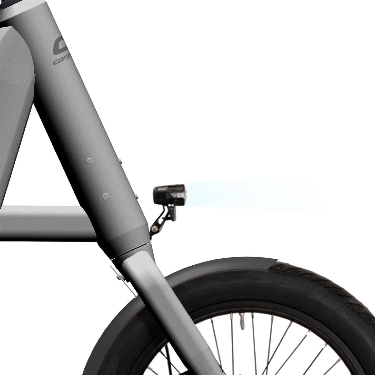 Elcykel Corratec Life S P6 Silver/Black
