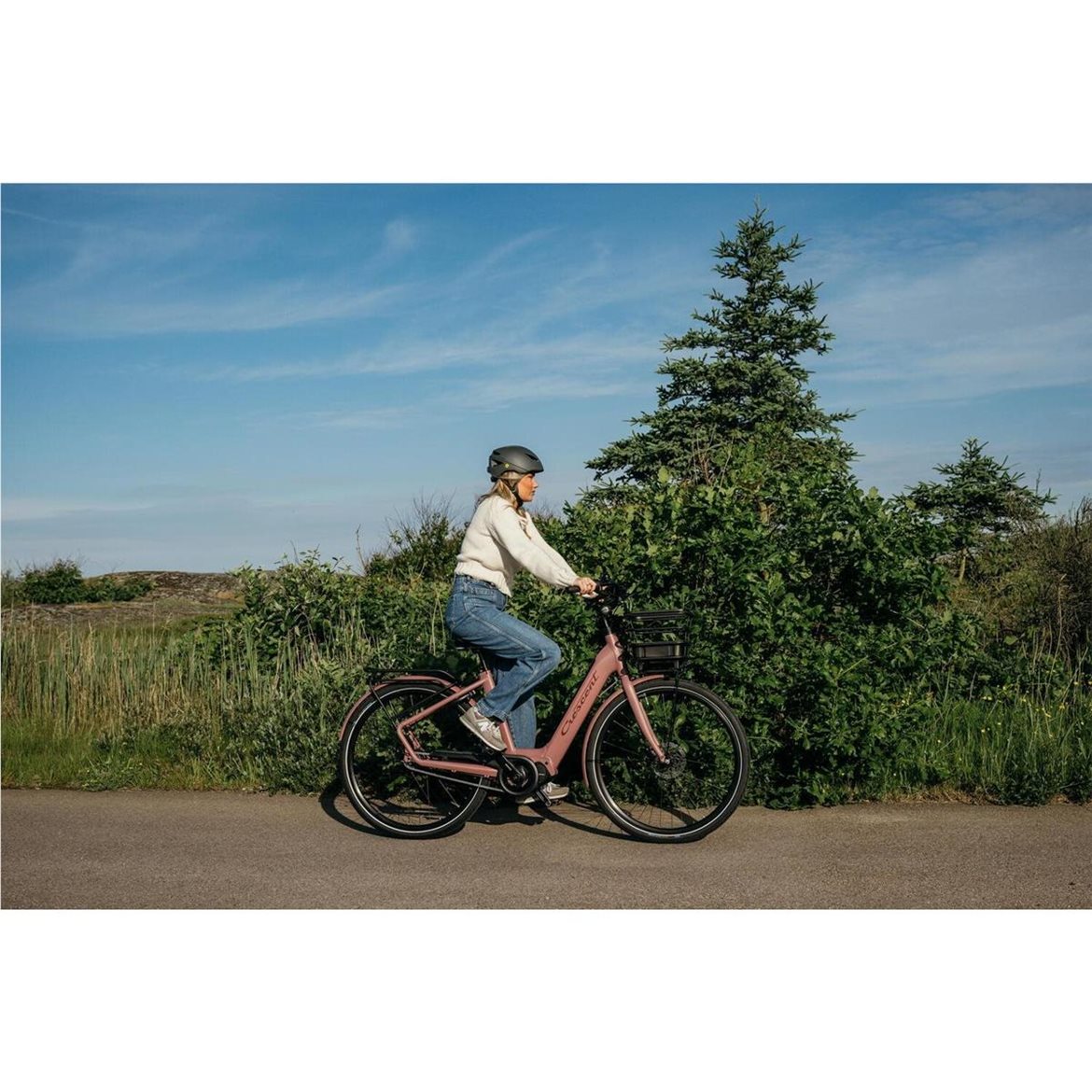 Elcykel Crescent Elody 28 Tum 5-Växlar Bordeaux