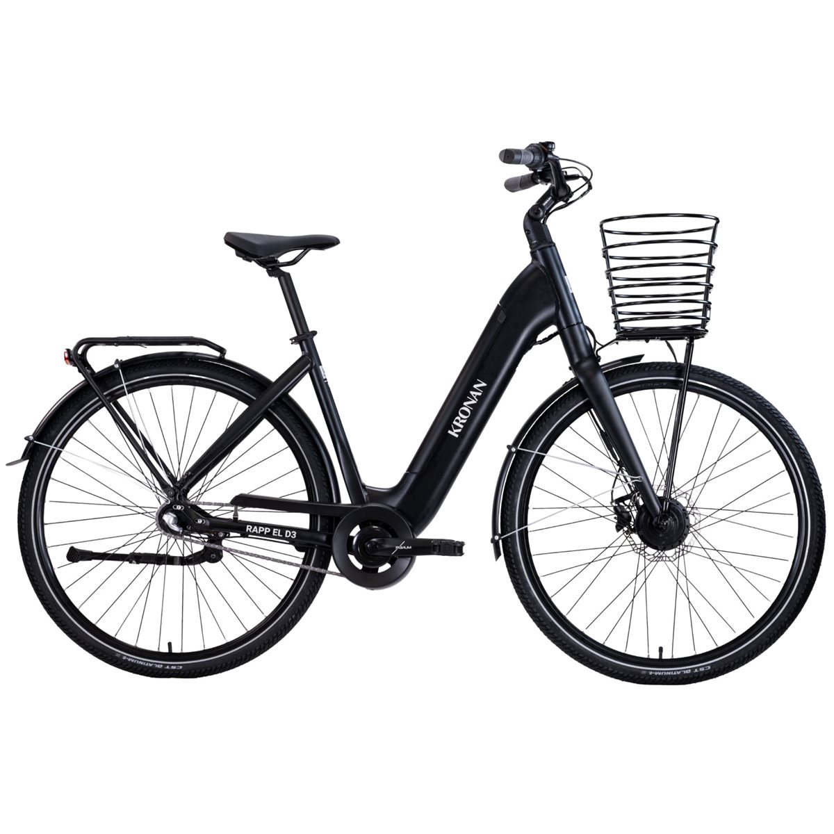 Elcykel Dam Kronan Rapp 3 Black Matt