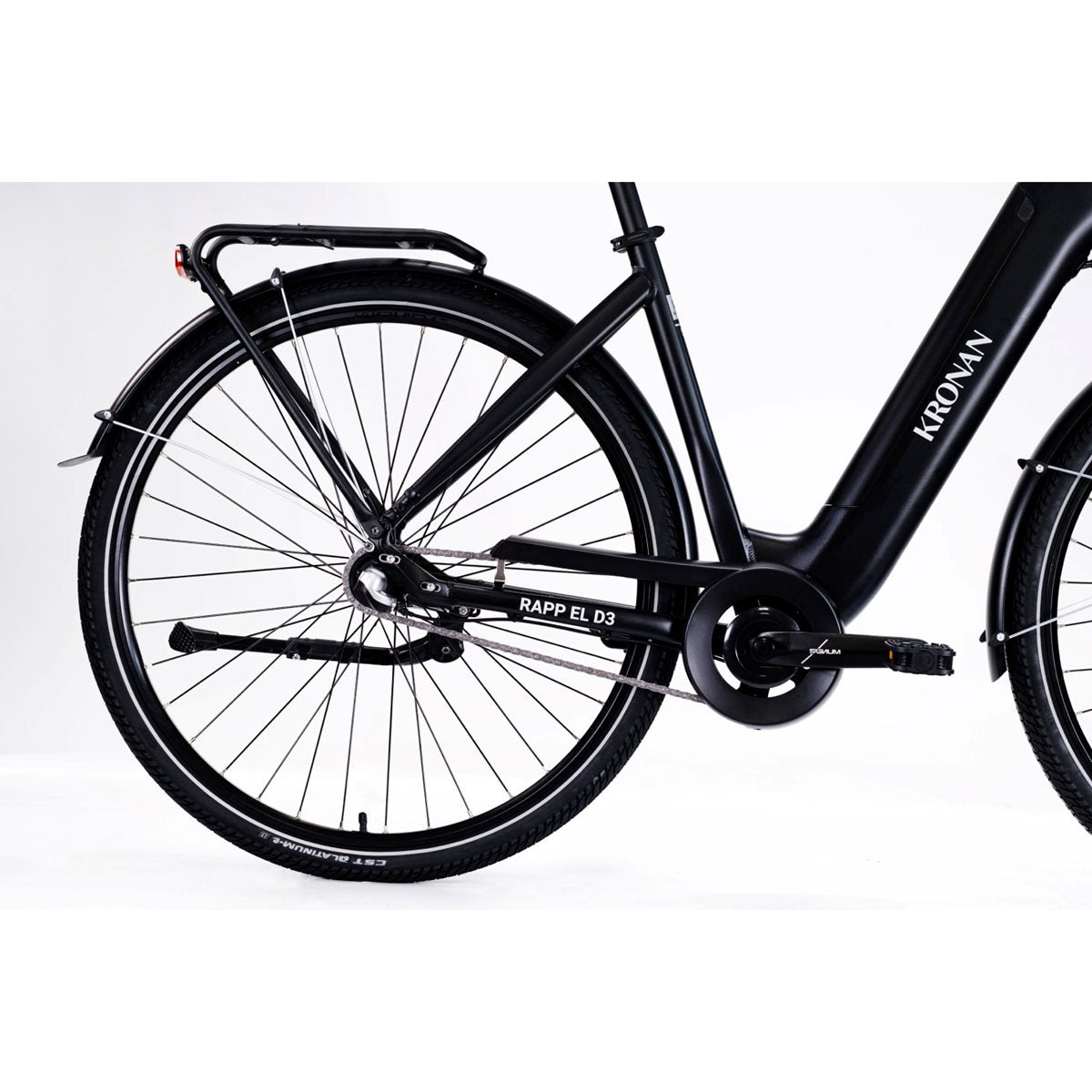 Elcykel Dam Kronan Rapp 3 Black Matt