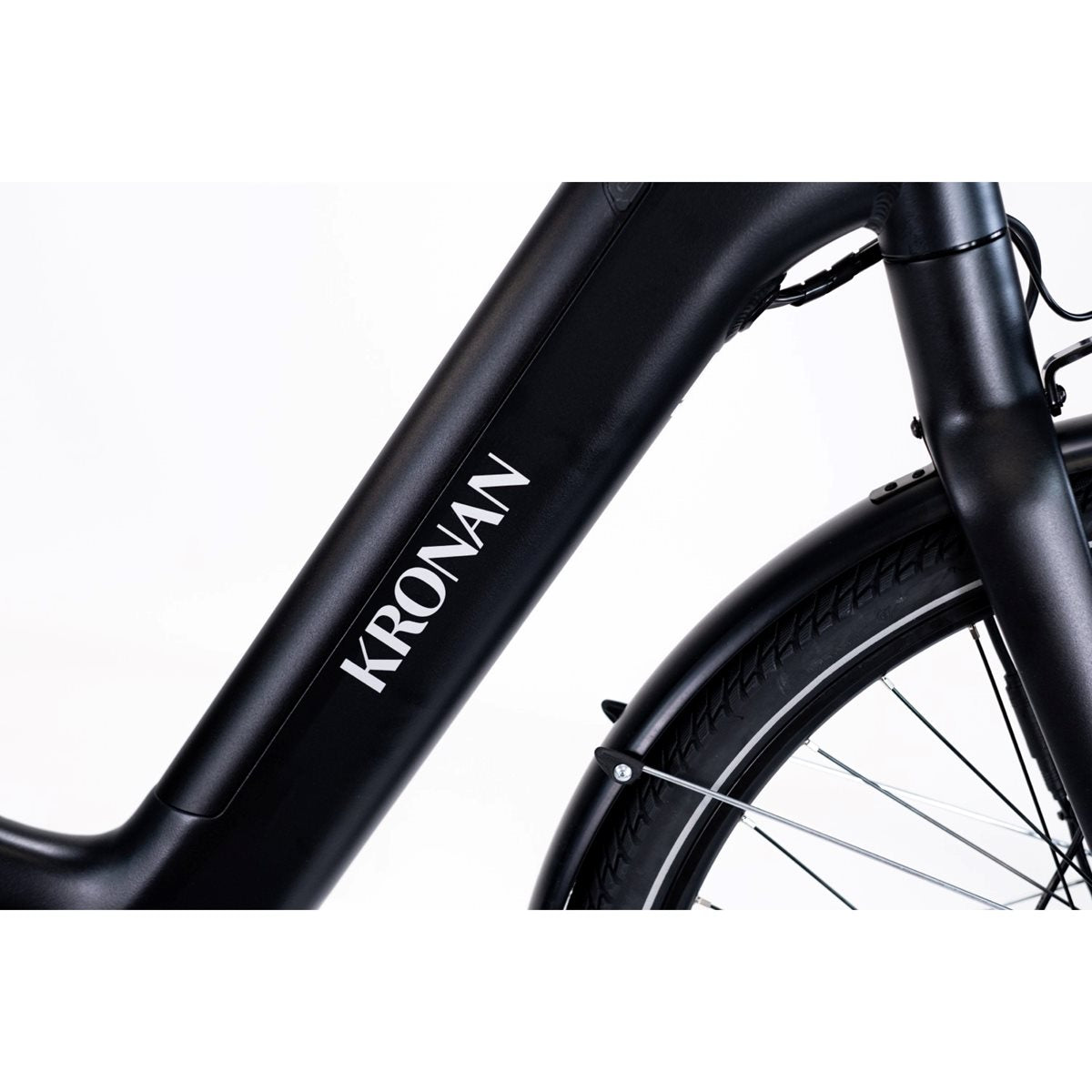 Elcykel Dam Kronan Rapp 3 Black Matt