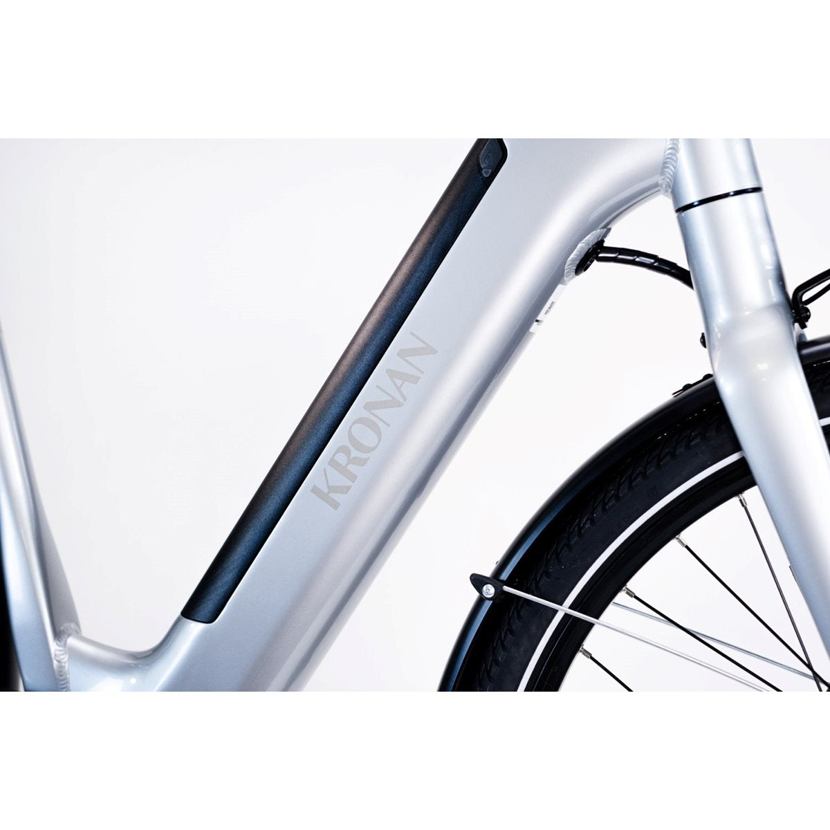 Elcykel Dam Kronan Rapp 3 Silver Gloss