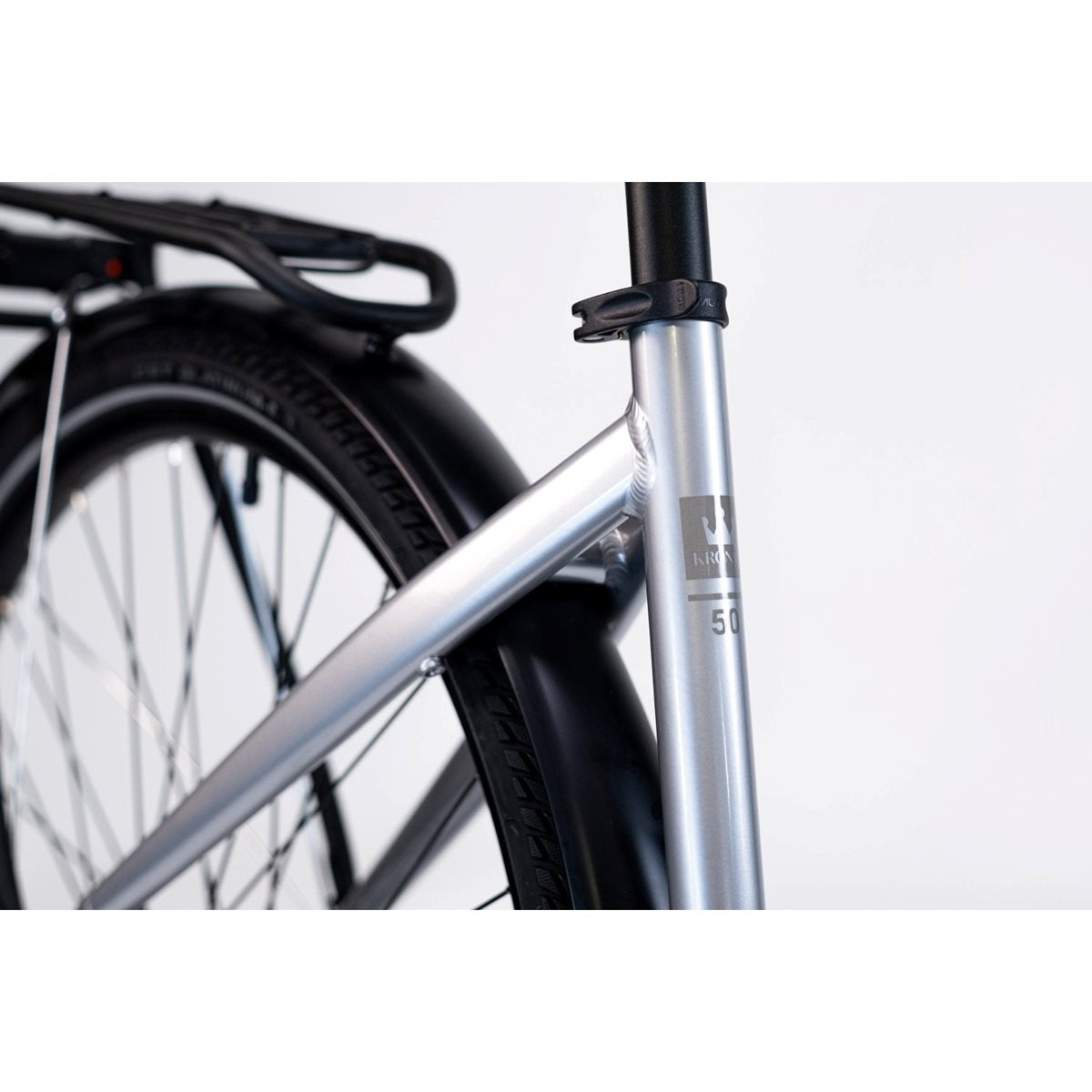 Elcykel Dam Kronan Rapp 3 Silver Gloss