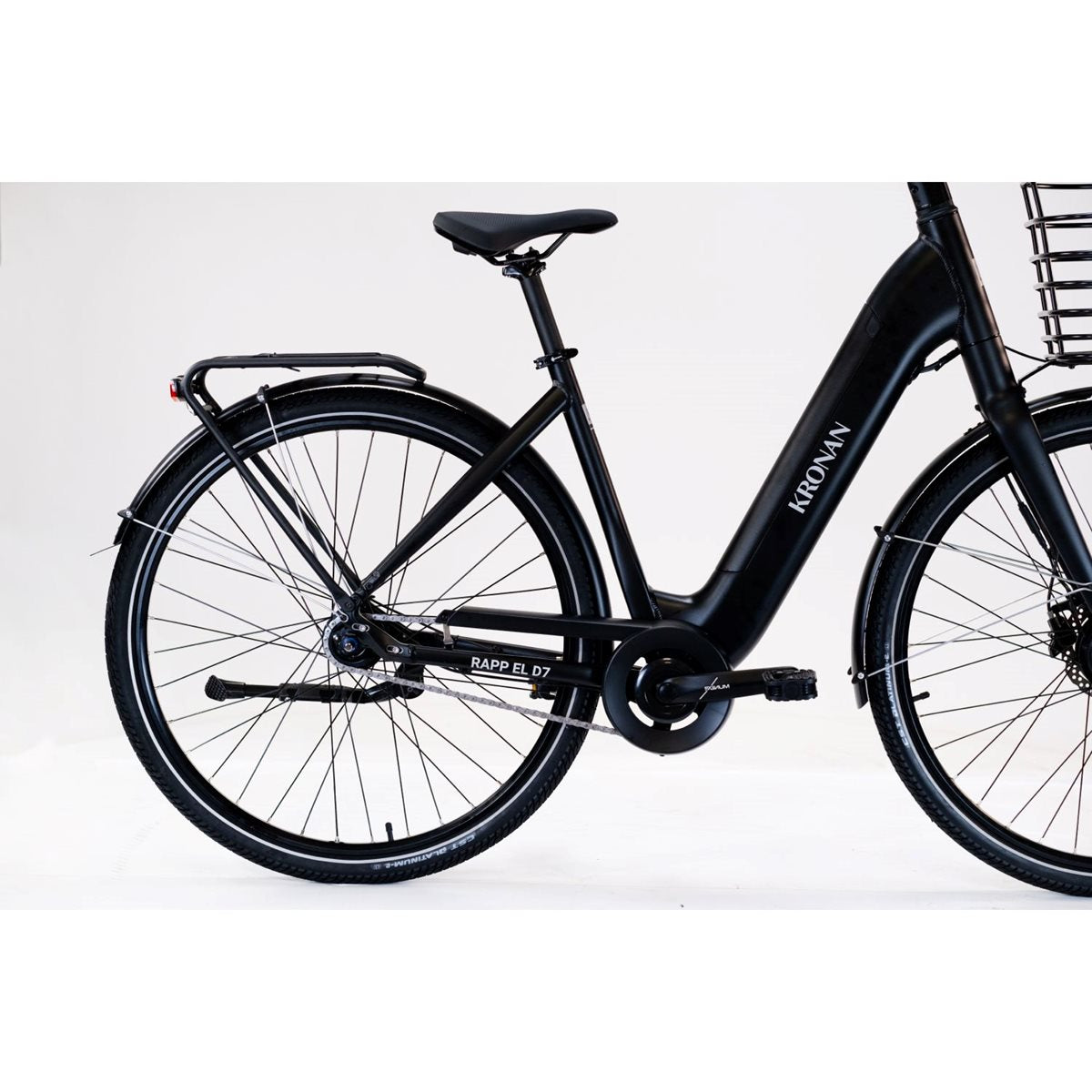 Elcykel Dam Kronan Rapp 7 Black Matt