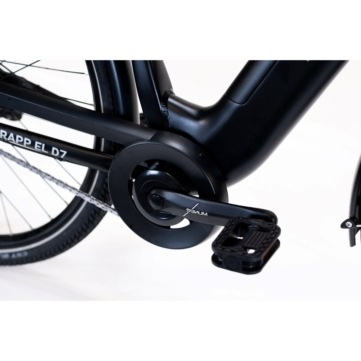 Elcykel Dam Kronan Rapp 7 Black Matt