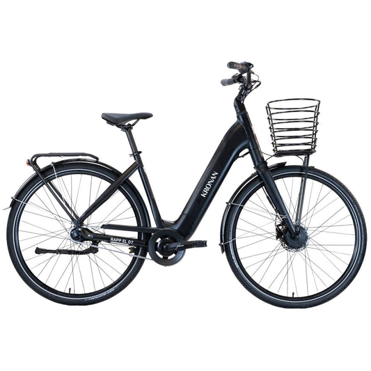 Elcykel Dam Kronan Rapp 7 Black Matt