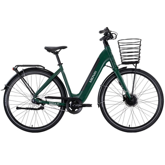 Elcykel Dam Kronan Rapp 7 Green Matt