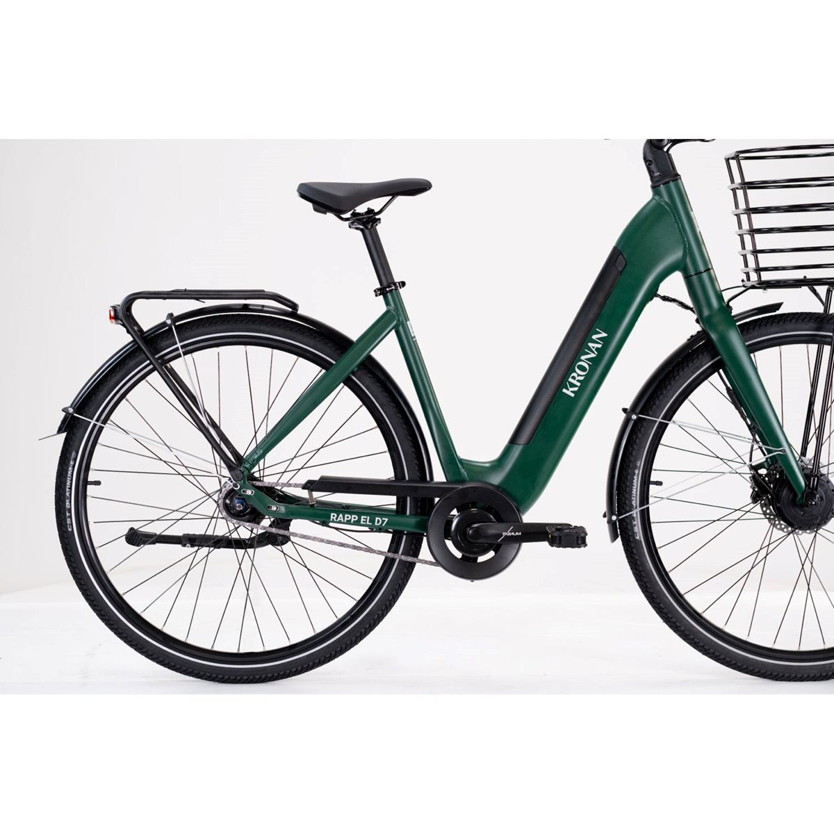 Elcykel Dam Kronan Rapp 7 Green Matt